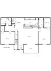 2 Bedroom Floor Plan